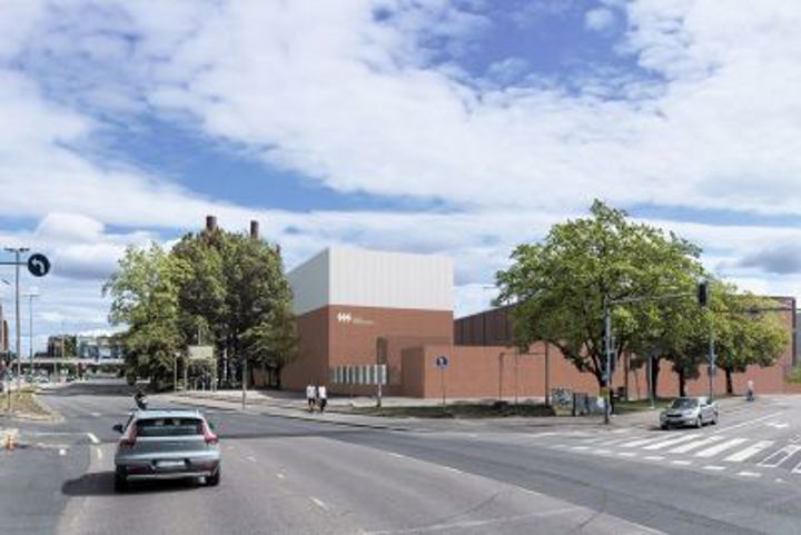 Havainnekuva Sörnäisten sähköasemasta - One Architects Oy