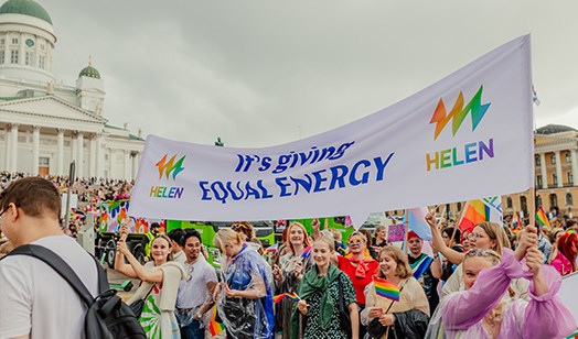 Helsinki Pride -tapahtuma kesällä 2023